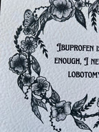 Ibuprofen Square Print