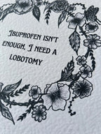 Ibuprofen Square Print