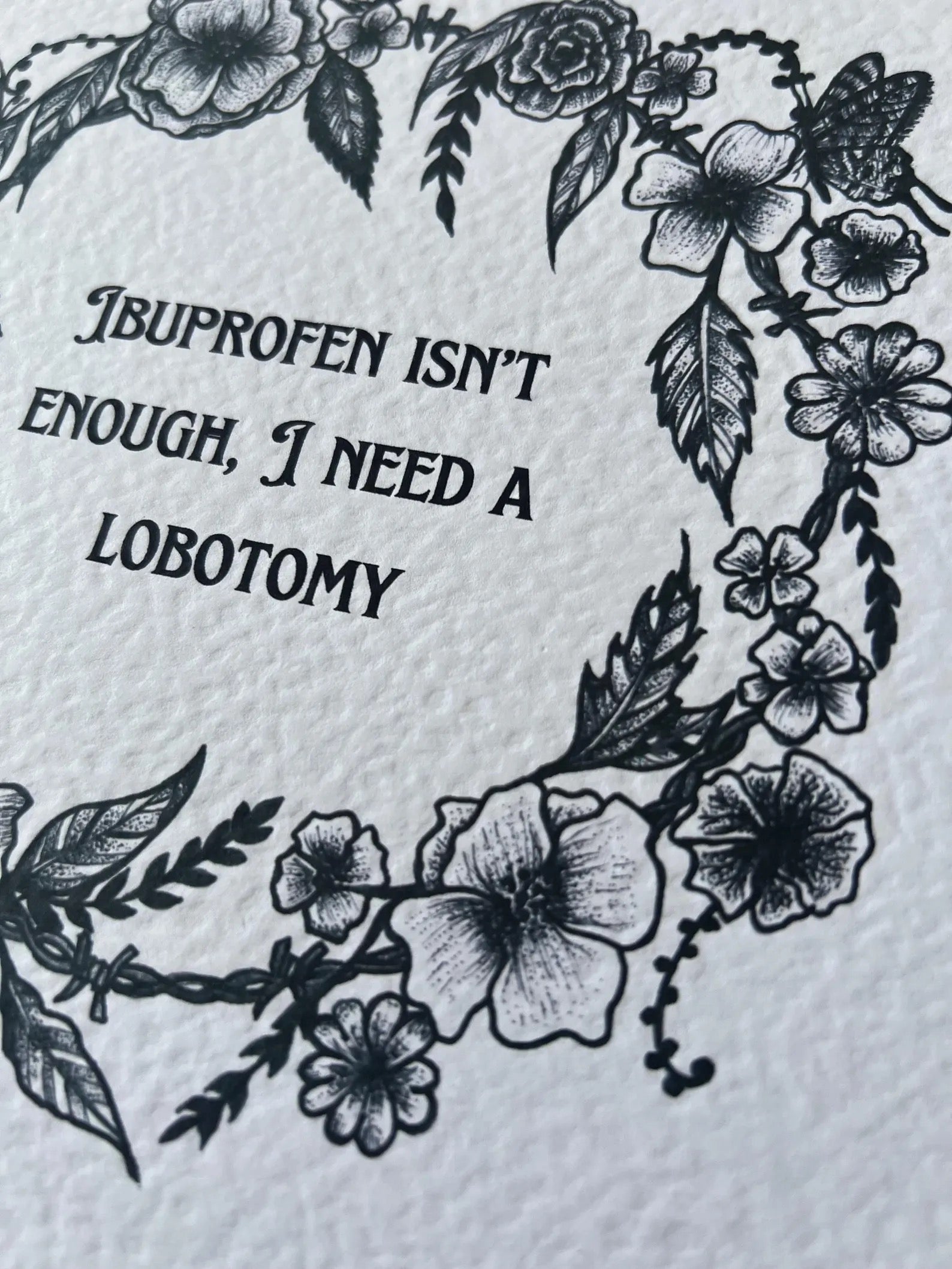 Ibuprofen Square Print