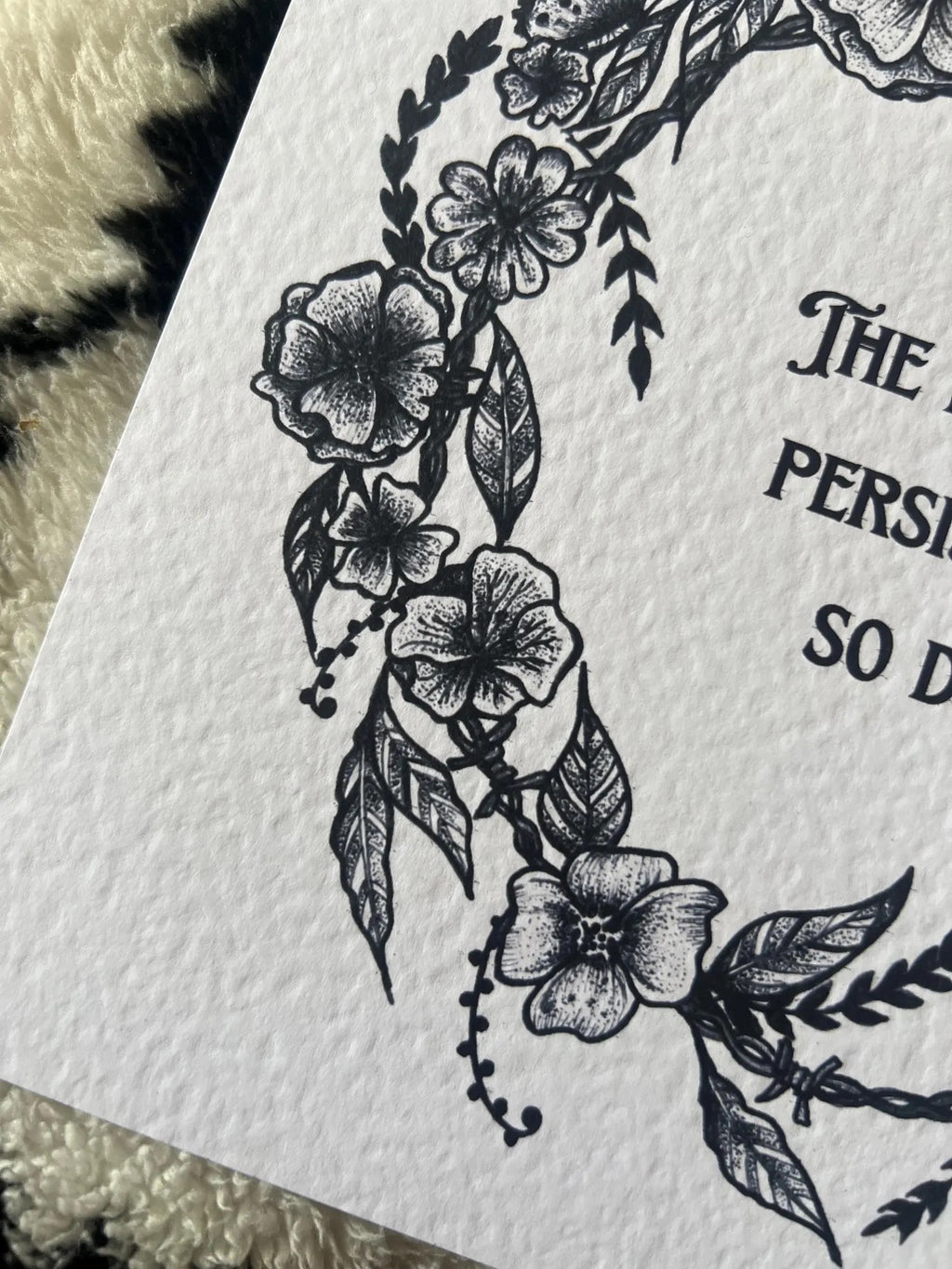The Horrors Persist Square Print