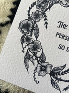 The Horrors Persist Square Print