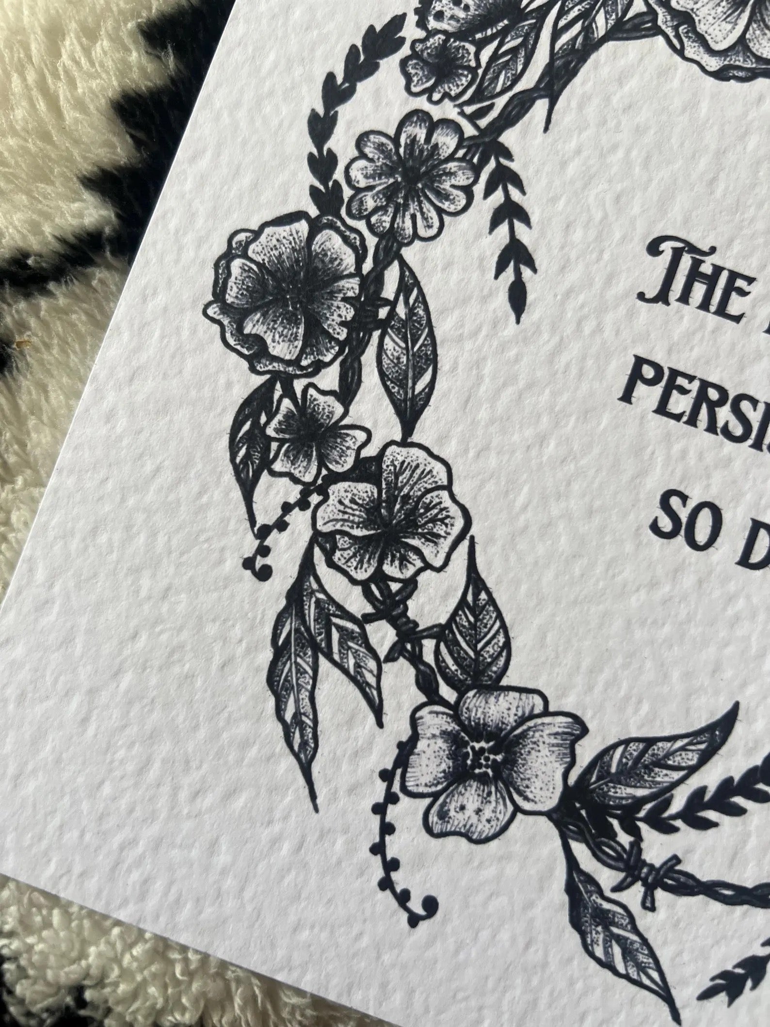 The Horrors Persist Square Print