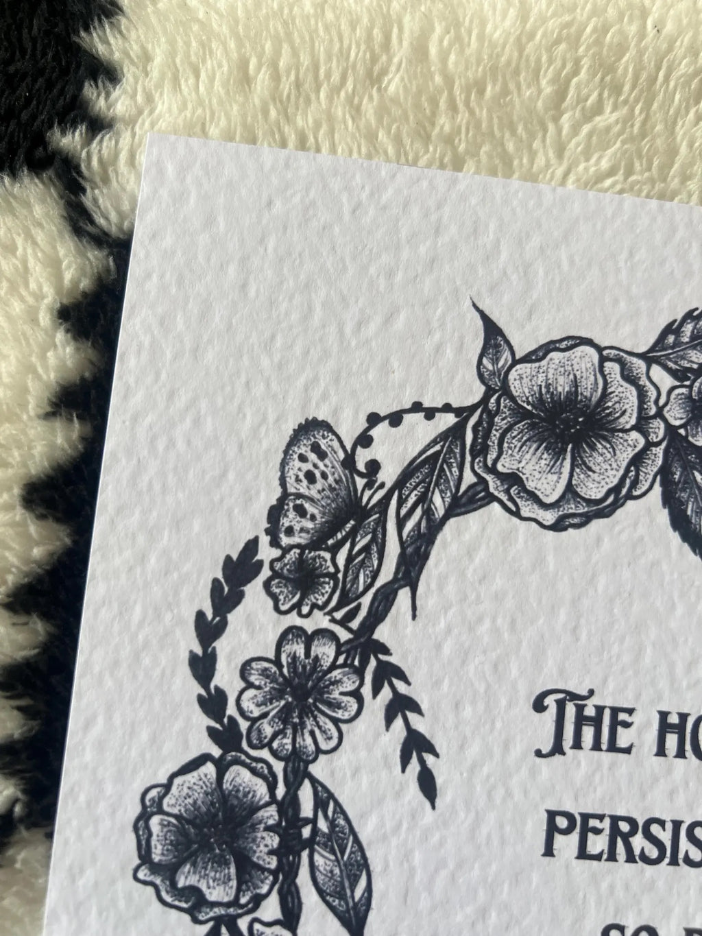 The Horrors Persist Square Print
