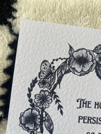 The Horrors Persist Square Print