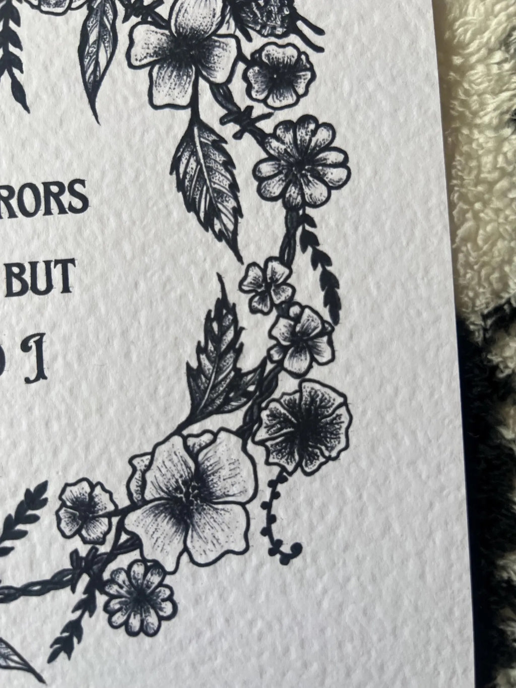 The Horrors Persist Square Print