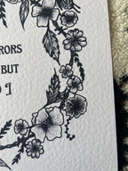 The Horrors Persist Square Print