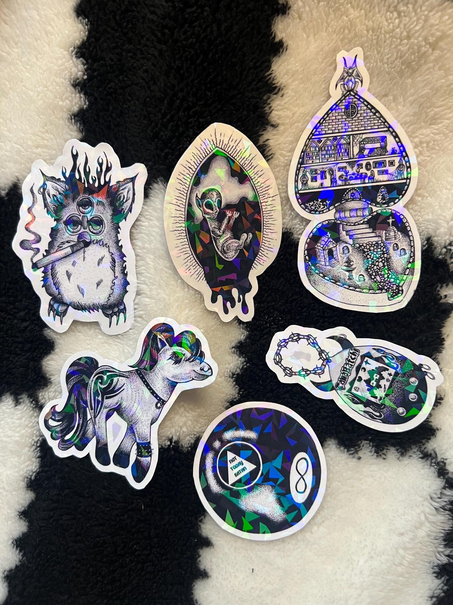 Shiny 90's Sticker Pack