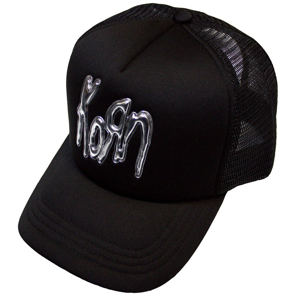 Korn Sonic Silver Logo Mesh-Back Cap