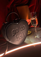 Go To Hell Heart Bag