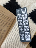 Floral Ornamental Illustration Bookmark