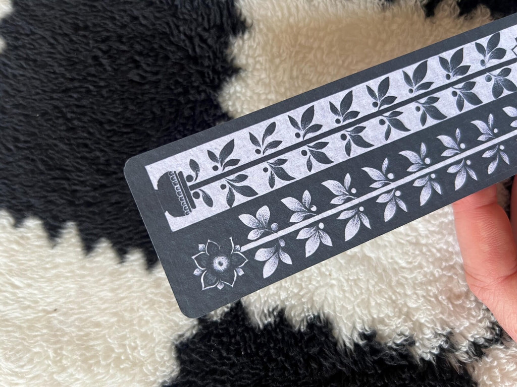 Floral Ornamental Illustration Bookmark