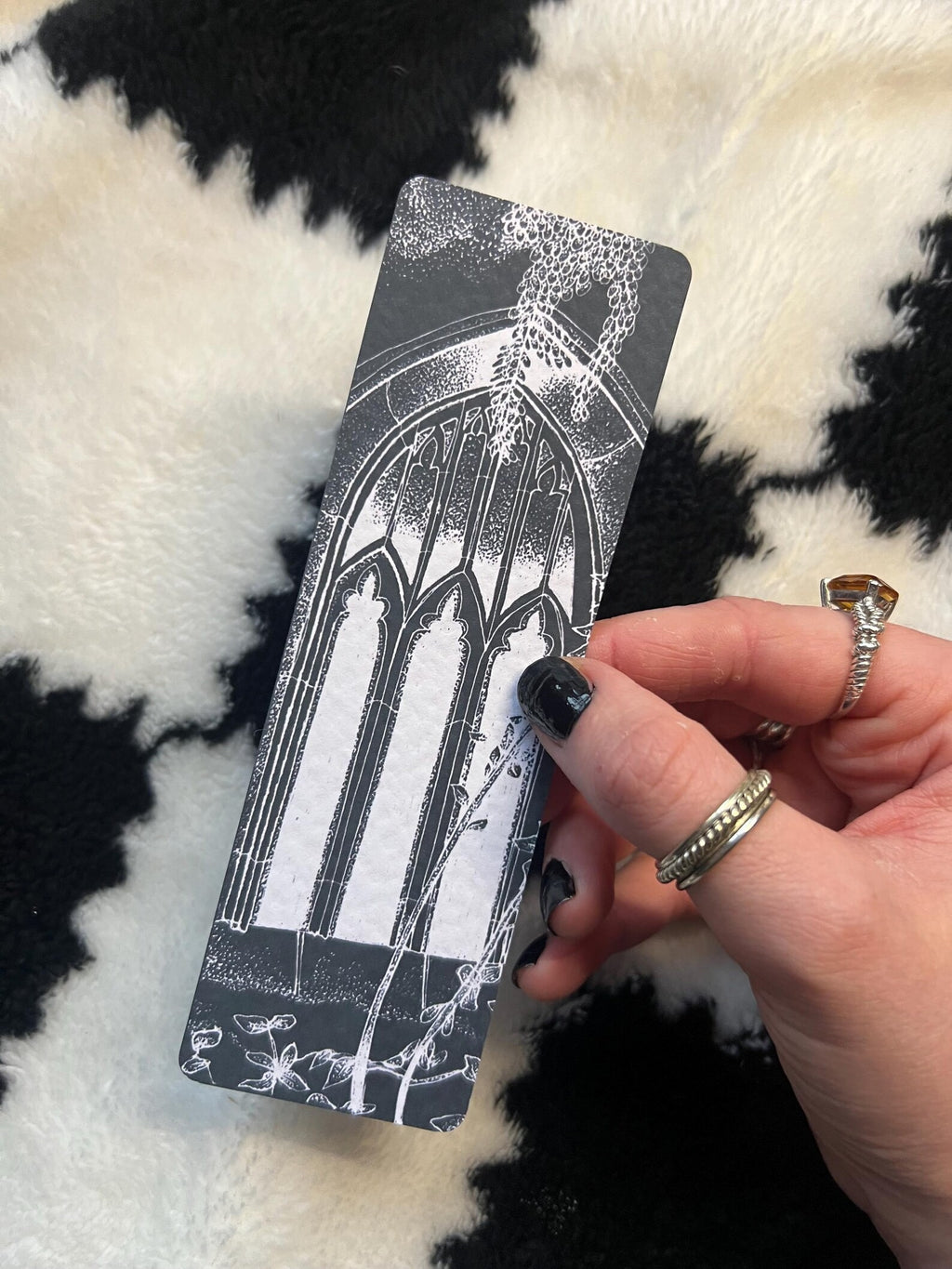 Gothic Window Illustration Bookmark