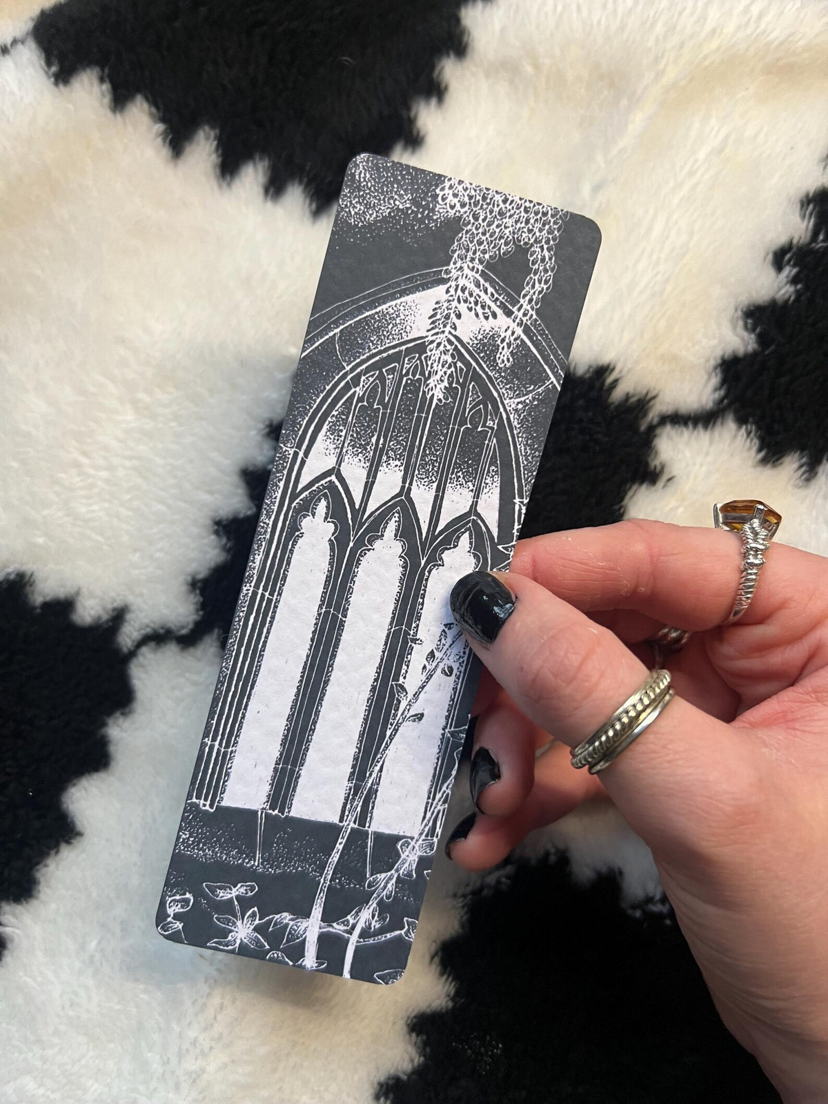 Gothic Window Illustration Bookmark