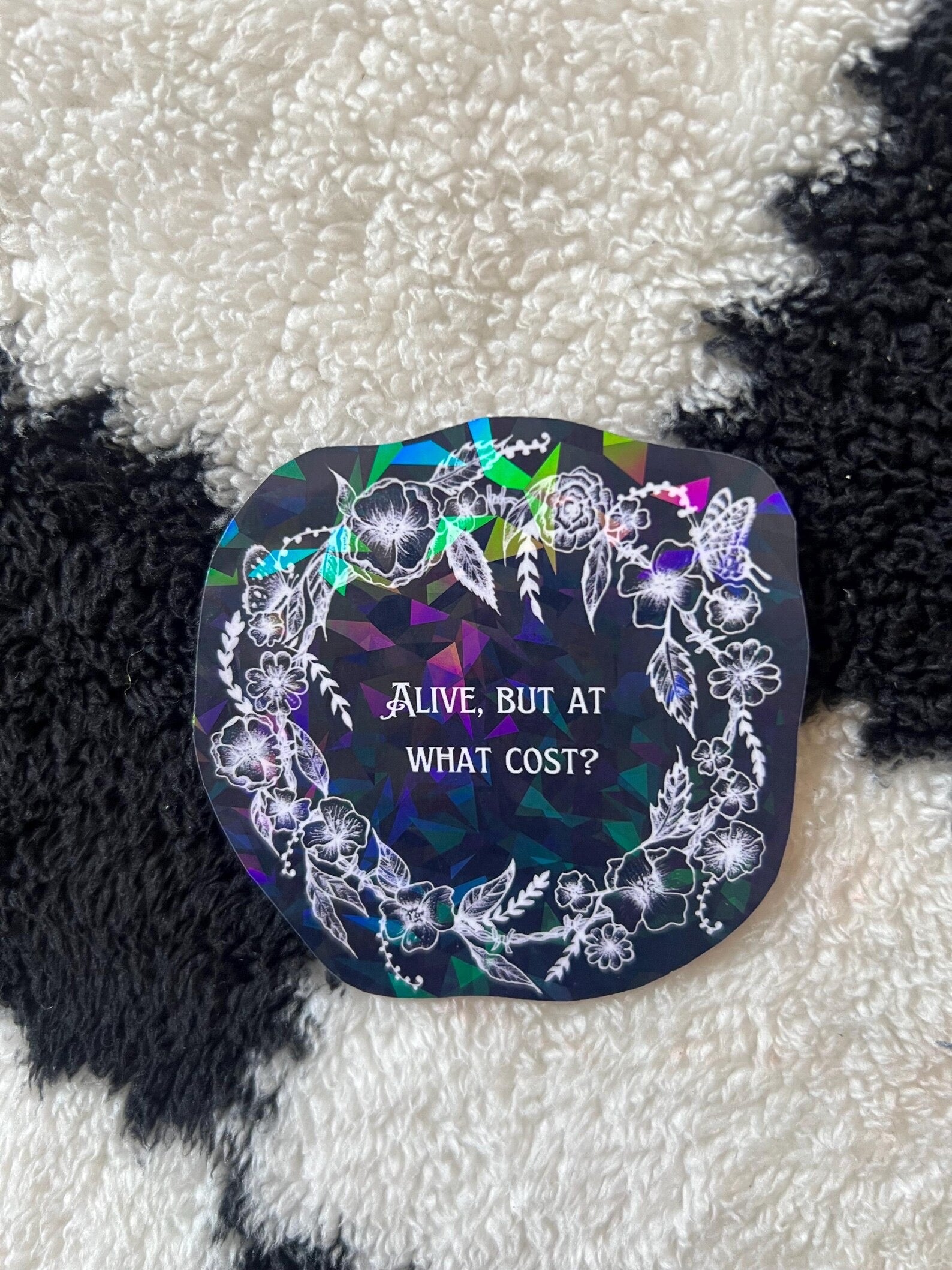 Wreath Alive Shiny Sticker