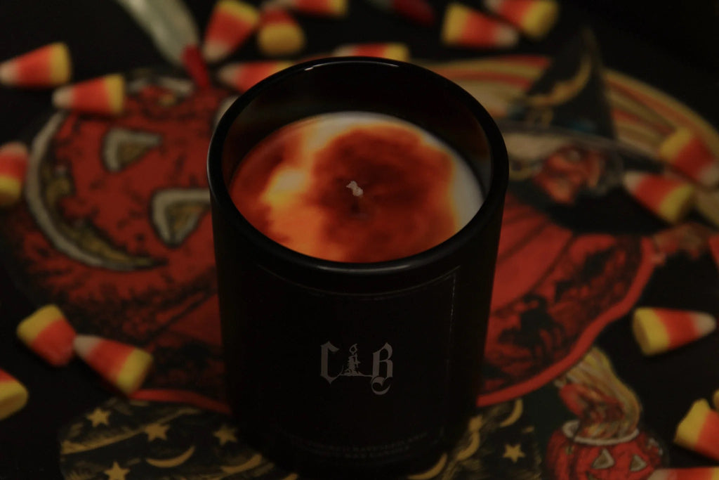 Candy Corn Jar Candle