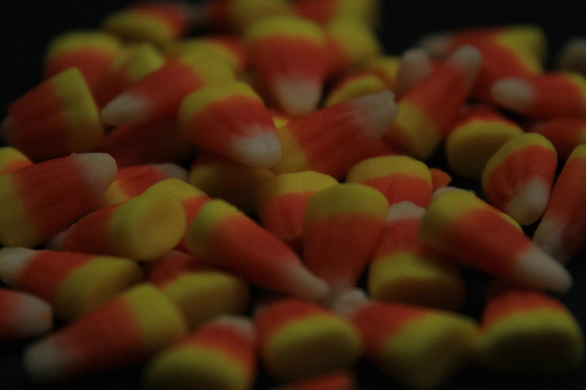 Candy Corn Jar Candle