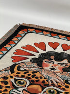 Lady Leopard Tapestry