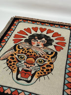Lady Leopard Tapestry