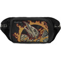 Black waist bag with Omens album cover design