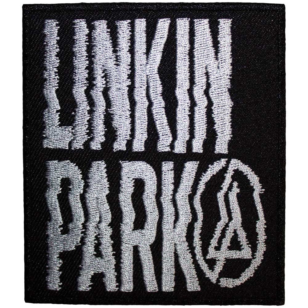 Embroidered patch with 'Linkin Park' logo on a black background