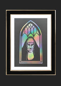 The Nun Foiled Art Print