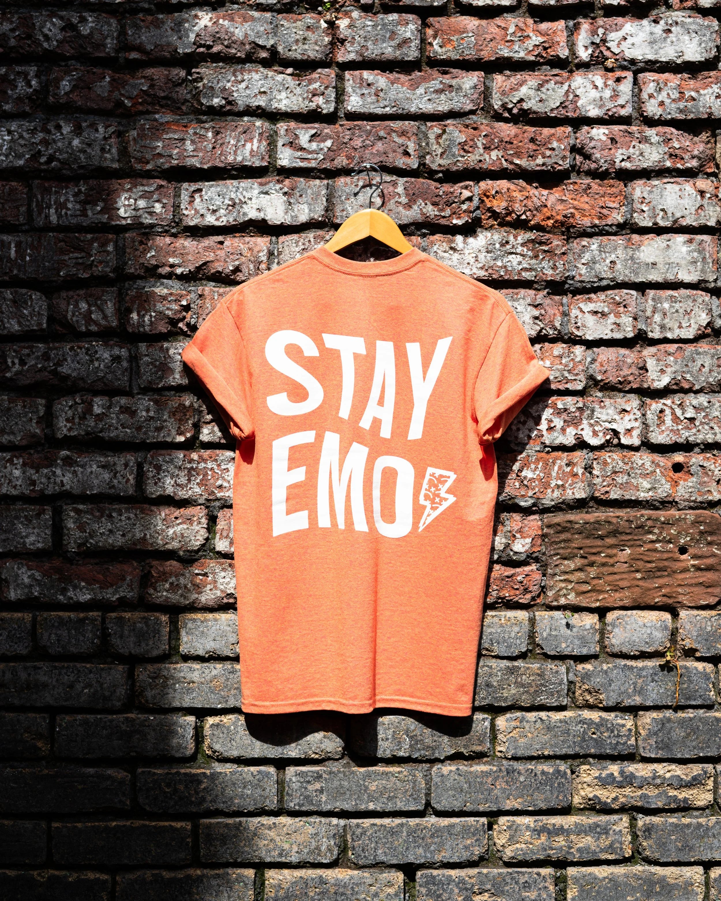 Stay Emo Bolt Sunburst T-Shirt