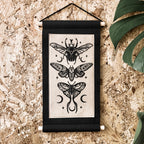 Winged Creatures Felt Wall Hanging