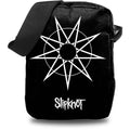 Black bag with white star design and 'Slipknot' text 