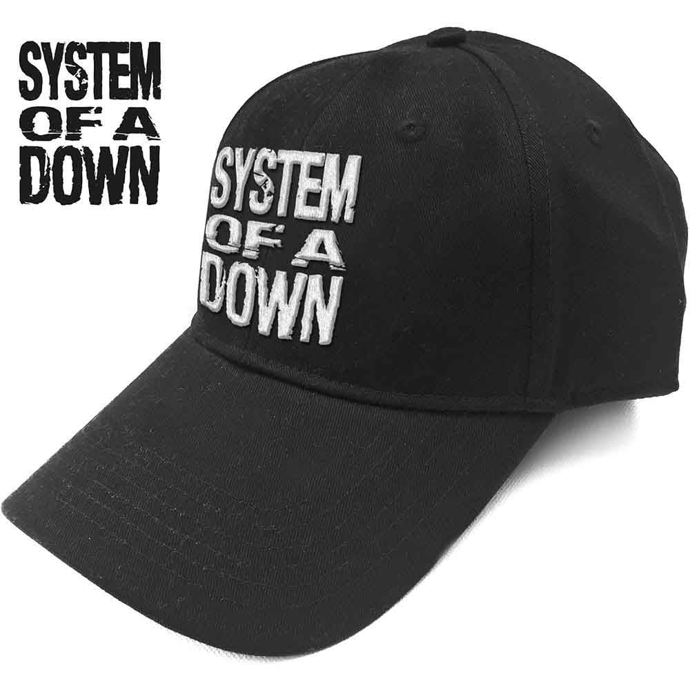 Black cap with 'System of a Down' logo 