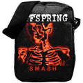 Black bag with a skeleton design and 'The Offspring' text 