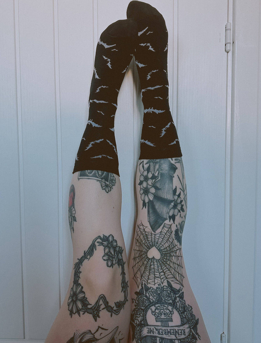 Bats Knitted Ankle Socks