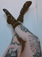 Bats Knitted Ankle Socks