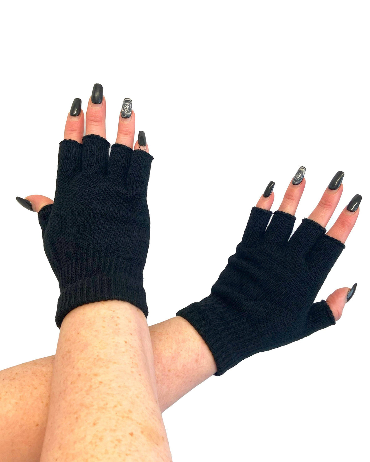 Knitted Fingerless Gloves