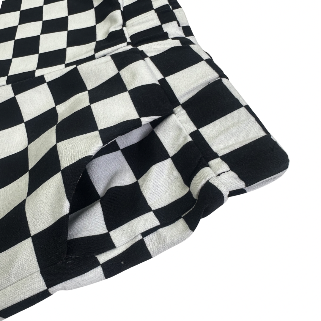 Checkerboard Shorts & Tee Set