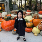 Wednesday Long Sleeve Girls Dress