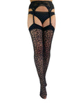 Leopard Knit Stockings