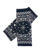 Checker Skull Black And White Bandana