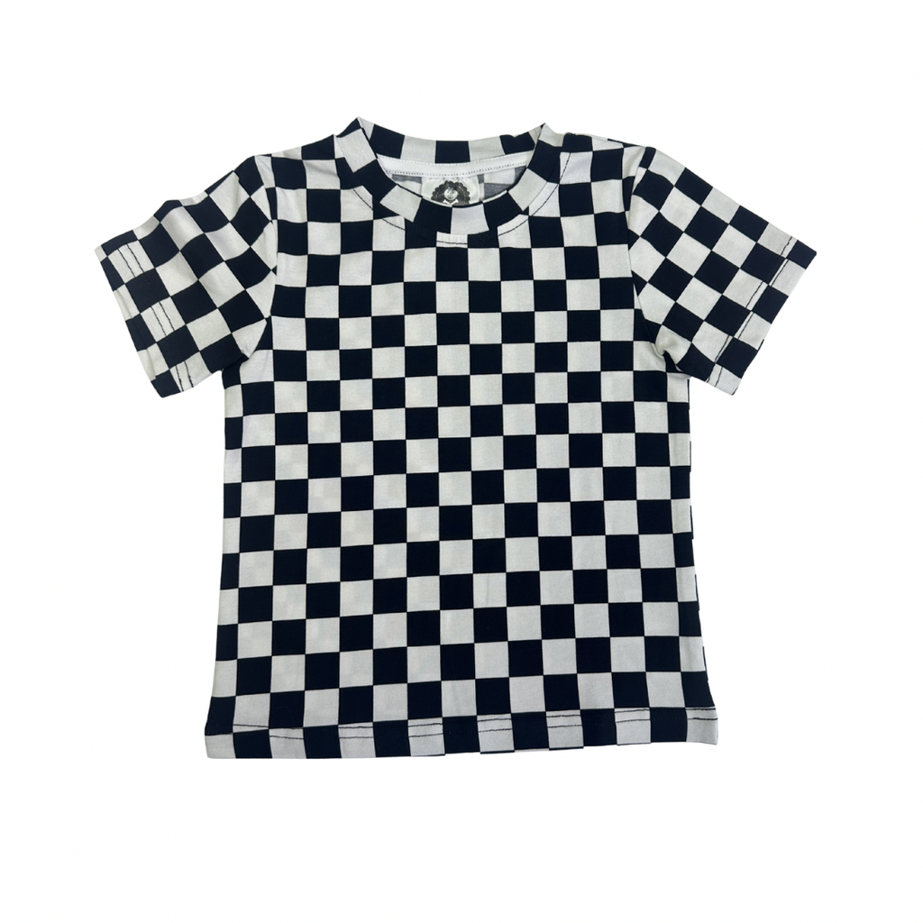 Checkerboard Shorts & Tee Set