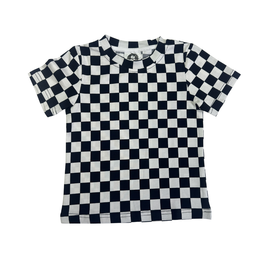 Checkerboard Shorts & Tee Set
