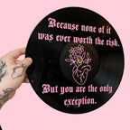 Paramore Only Exception Record Wall Art