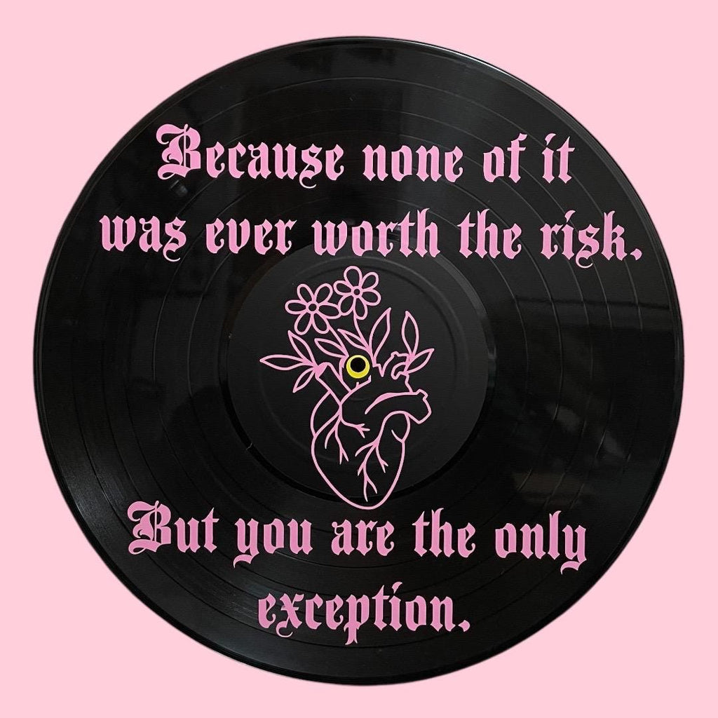 Paramore Only Exception Record Wall Art