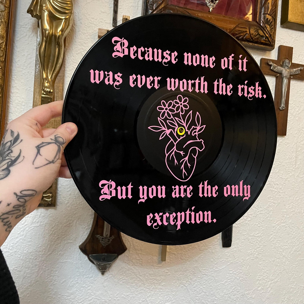 Paramore Only Exception Record Wall Art