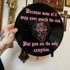 Paramore Only Exception Record Wall Art