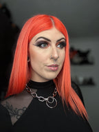 Jasmine Alt Goth Chunky Double O-Ring Necklace
