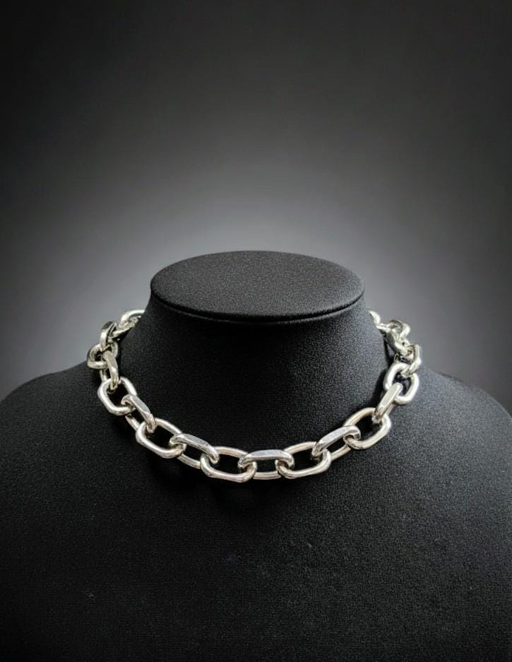 CHUNKY | Link Chain Choker Necklace | Mosher Abroad