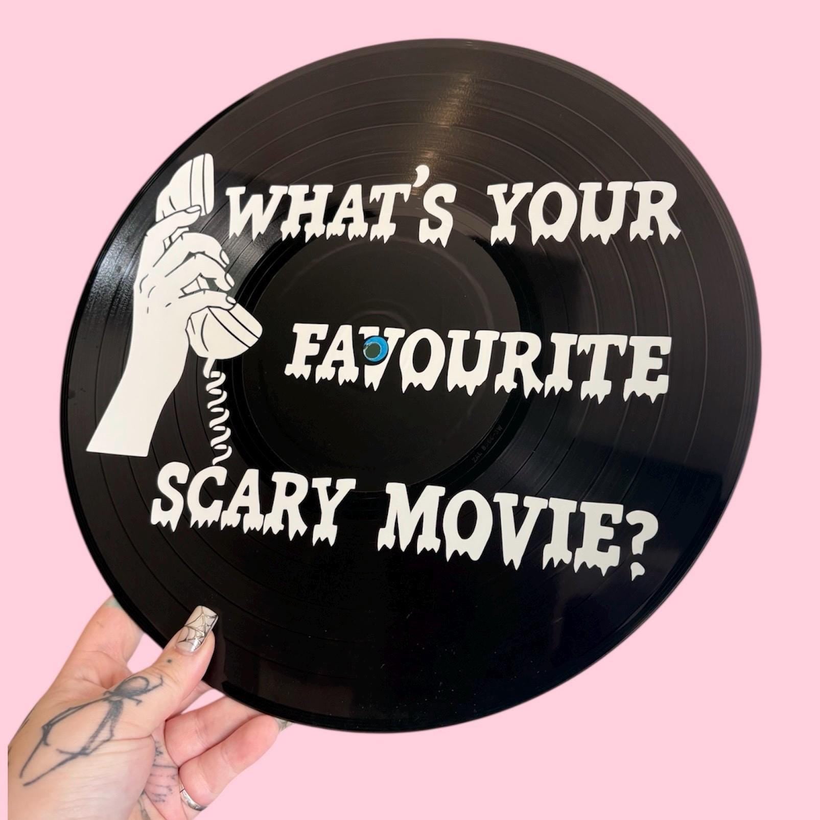 What’s Your Favourite Scary Movie? Record Wall Art