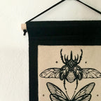 Gothic Insect Felt Wall Hanging