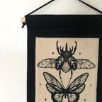 Gothic Insect Felt Wall Hanging