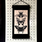 Gothic Insect Felt Wall Hanging