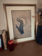 Lord of the Rings Illustration Print, A3 Sauron Gauntlet, lotr Wall Art